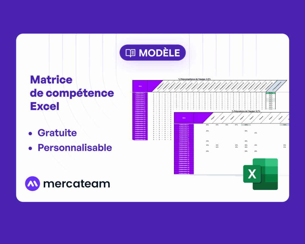 Excel-Kompetenzmatrix Kostenlose Vorlage