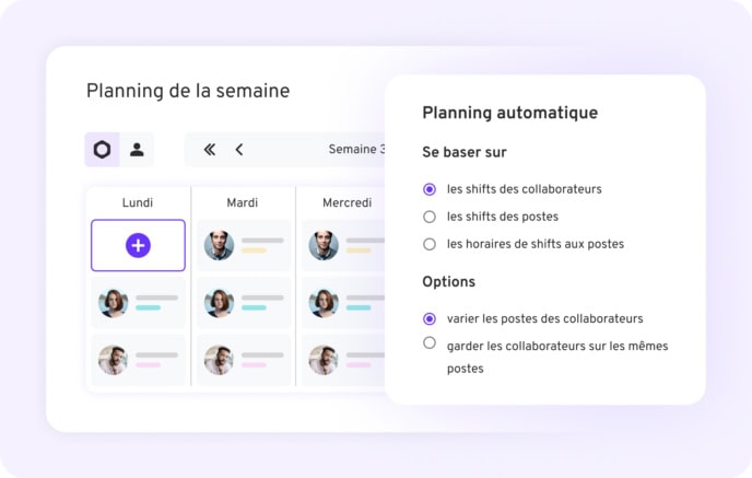 Planning d’affectation au poste automatisé