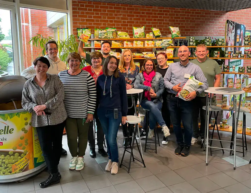 Visite de Mercateam sur un site du Groupe Bonduelle, déploiement planning et gestion des compétences pour intérimaires