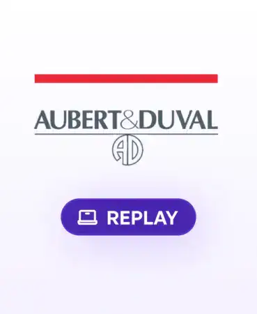 Voir le replay du webinar de Mercateam avec Aubert et Duval
